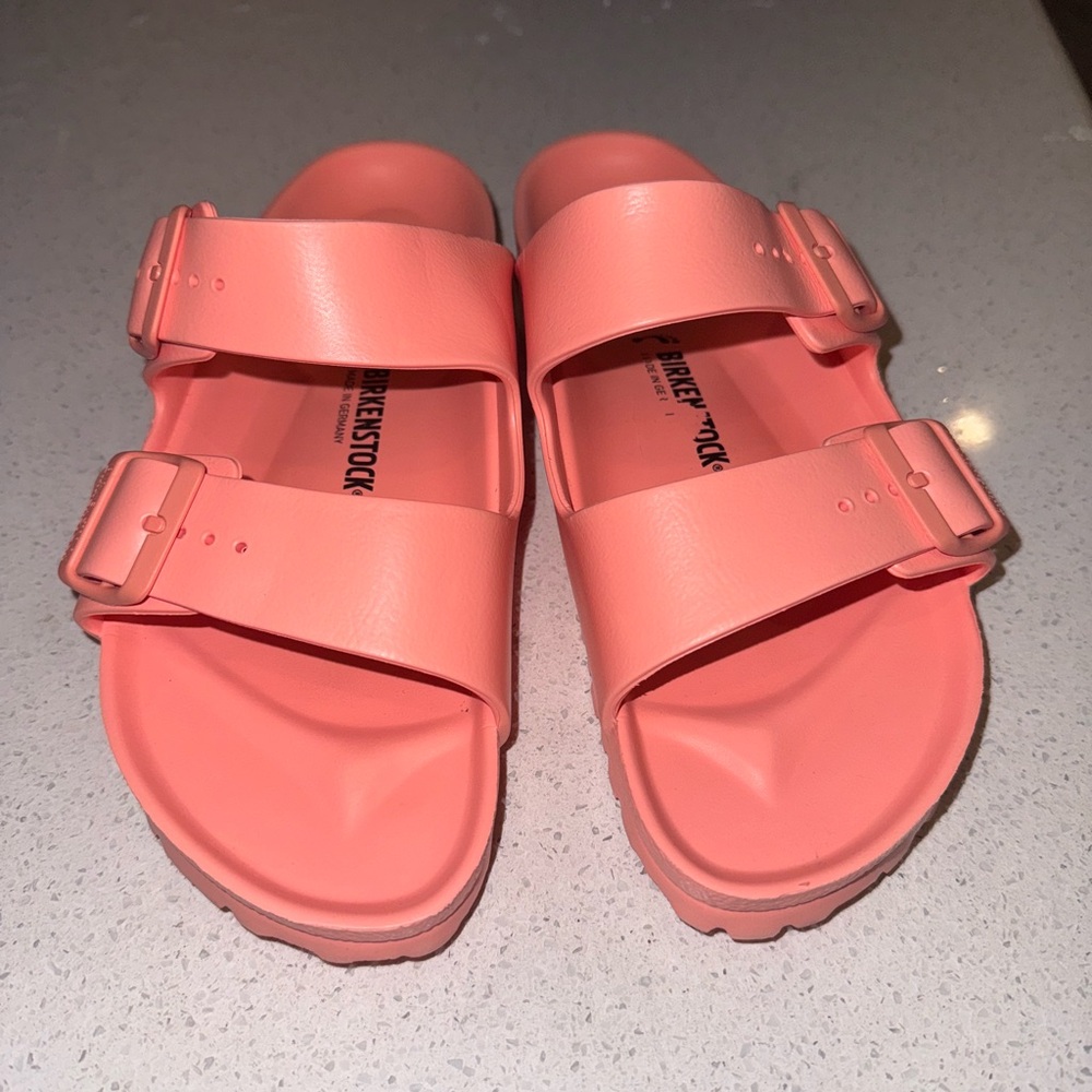 Coral Birkenstock size 41